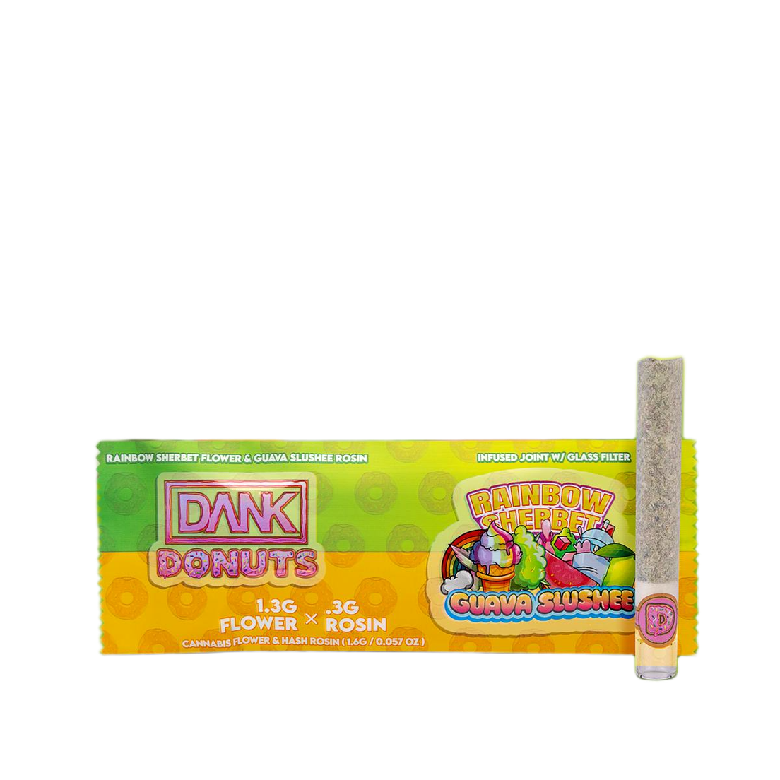 Dank | Hash Hole | 1.6g | Rosin | Rainbow Sherbet x Guava