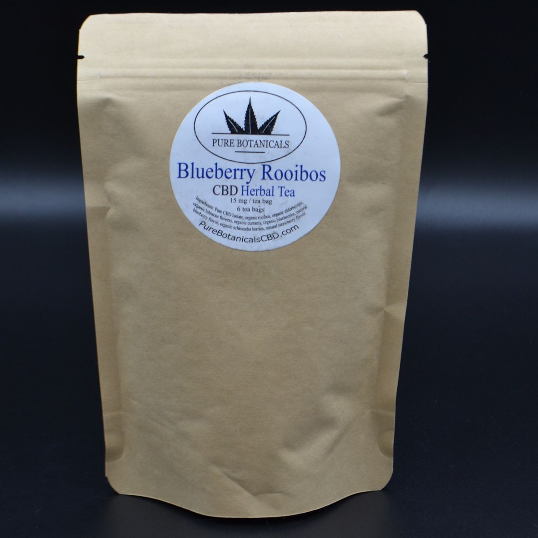 15mg CBD Blueberry Rooibos Herbal Tea