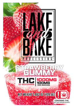 1000mg Gummies - Strawberry