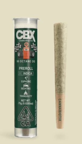 CBX Cannabiotix - 98 Octane OG - Preroll - .75g - Indica