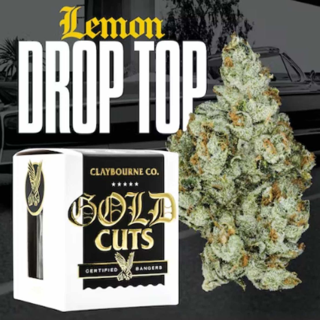 [Claybourne Co.] Gold Cut Flower - 3.5g - Lemon Drop Top (S)