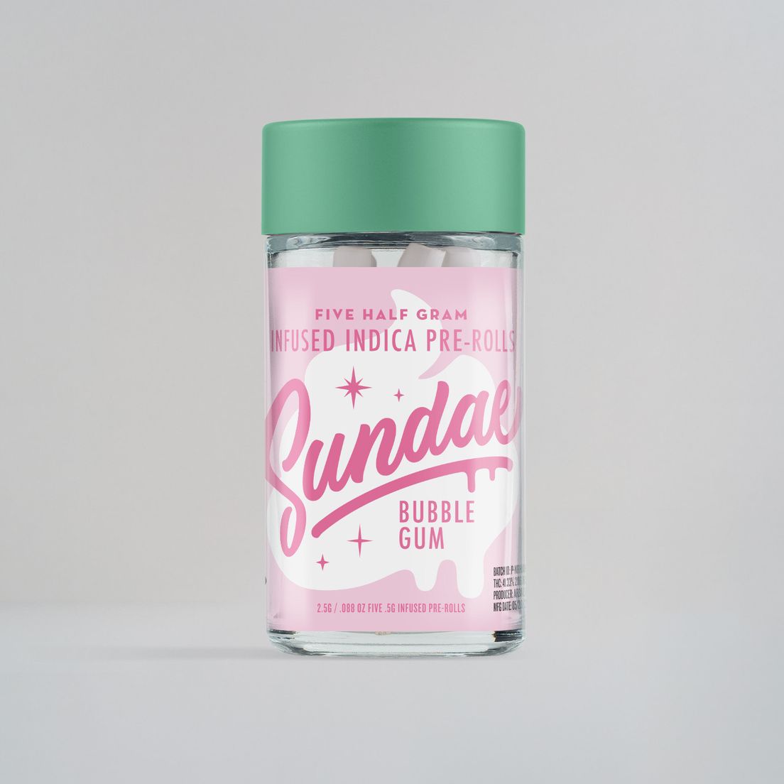 Sundae - Bubble Gum 5pk Infused Pre Rolls 2.5g