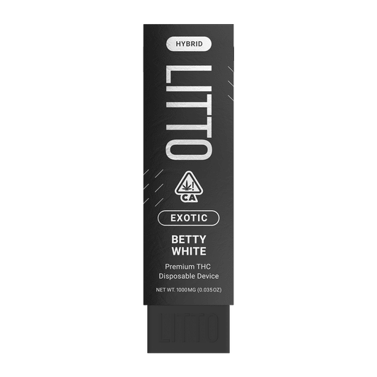 LITTO - Betty White - Exotic - THC Disposable Vape Pen V2