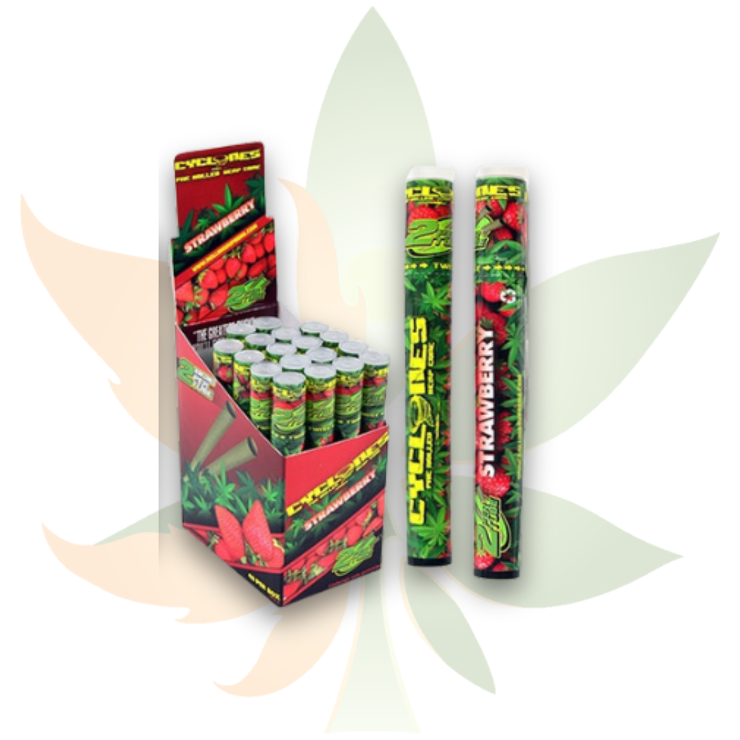 Cyclone - Pre Roll Hemp Cone - Strawberry