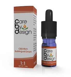 *Care By Design - 1:1 CBD Dominant Dropper - 15ml