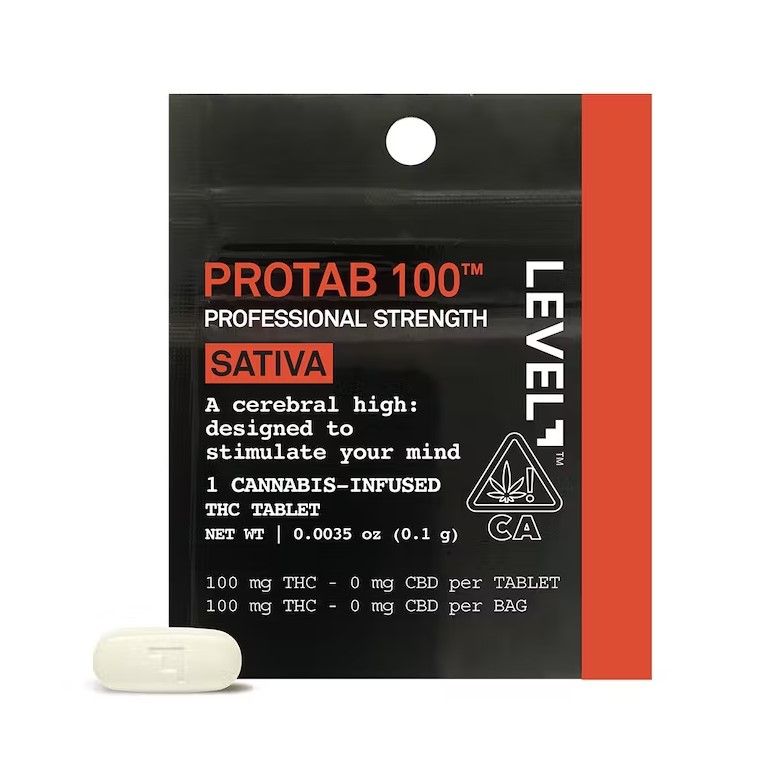 Level Protab Professional Strength Single Sativa 100mg