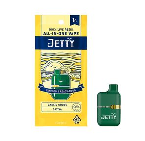 Jetty AIO Live Resin Mini Tank Garlic Grove 1g