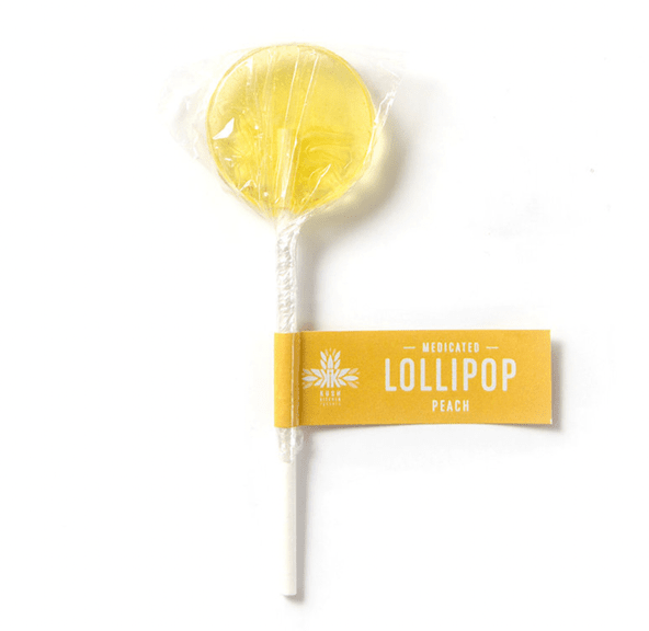 Peach 100mg Medicated Lollipop by Kush Kitchen