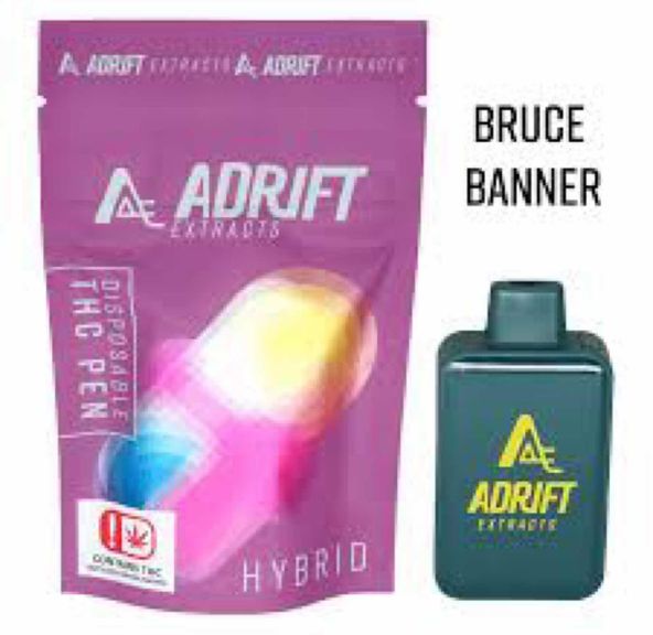 Adrift Extracts - 3g Disposable - Bruce Banner