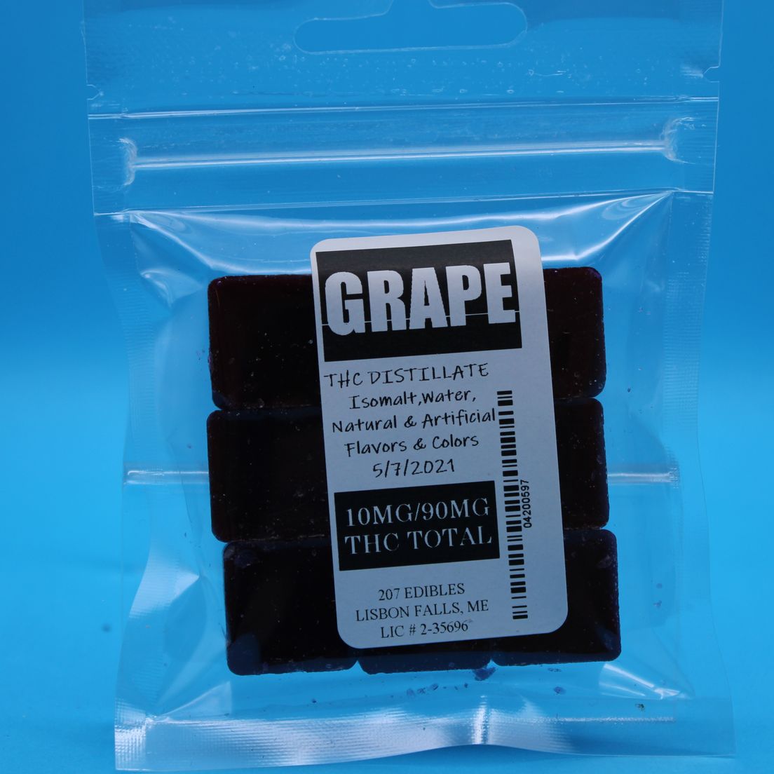 207 Hard Candy - Grape -90mg