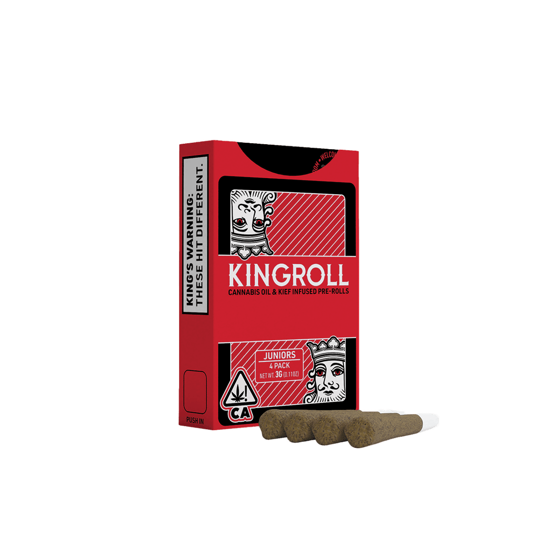 KINGROLL - Juniors - (x4) .75g - 3g - Blue Dream x Maui Wowie