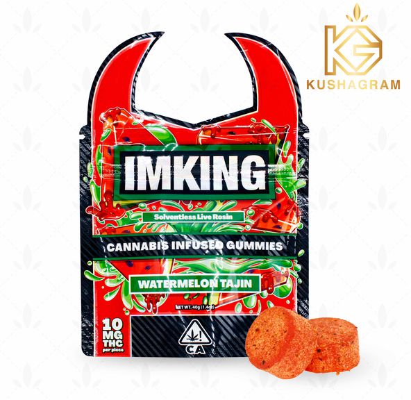 IMKING - 100mg Watermelon Tajin Rosin Gummies