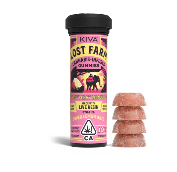 Lost Farm Gummies Strawberry Lemonade 100mg