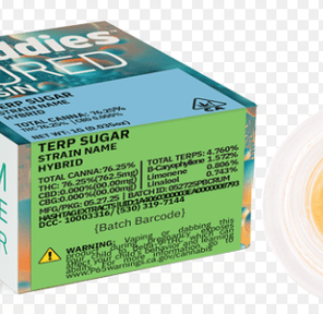 Buddies Cured Resin Sugar Pink Grapefruit 1g