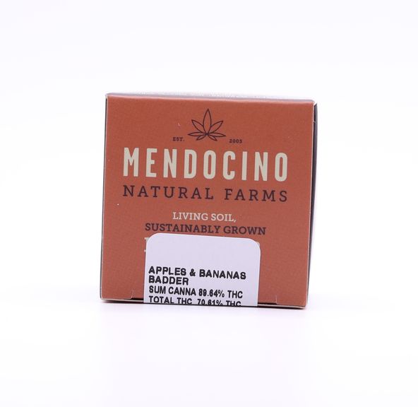 Mendocino Natural Farms- APPLES & BANANAS 1G BADDER