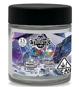 Lift Tickets - Brilliance - White Gelato x Black Orchid (40.3% Indica) - 3.5g Infused Flower