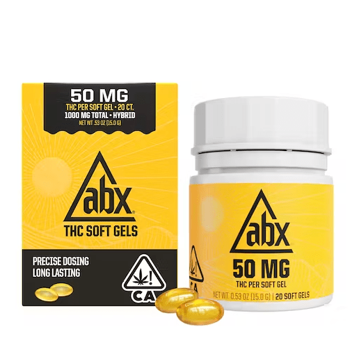 50mg THC Soft Gel - 20 capsules