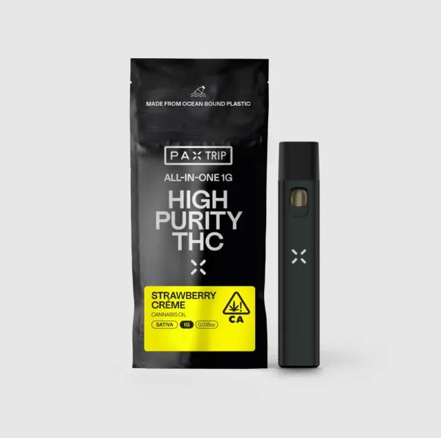 PAX- Strawberry Creme High Purity THC All In One (S)