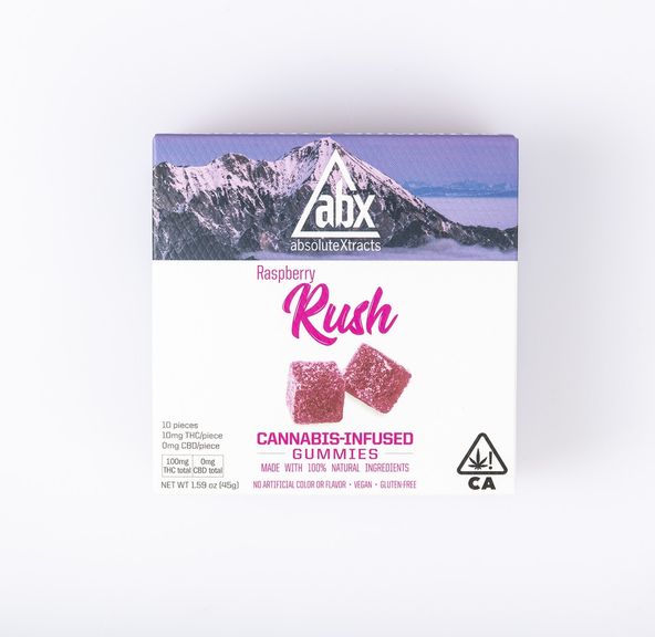 ABX Raspberry Gummies 100mg