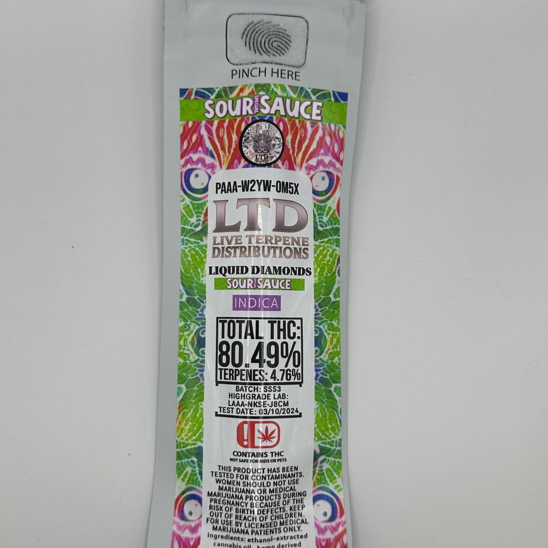 Sour Special Sauce Liquid Diamond 1G Syringe