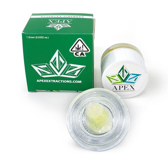 APEX Extracts Collie Man Kush Emerald Label Live Resin Sauce 1g 75.11%