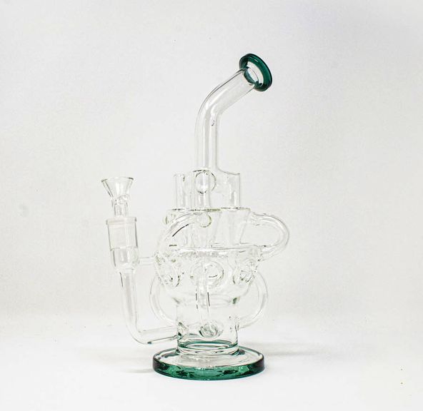 10” Glass Dab Rig, Gravity Defying Design