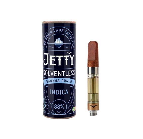 Jetty Solventless Cartridge Banana Punch 1g