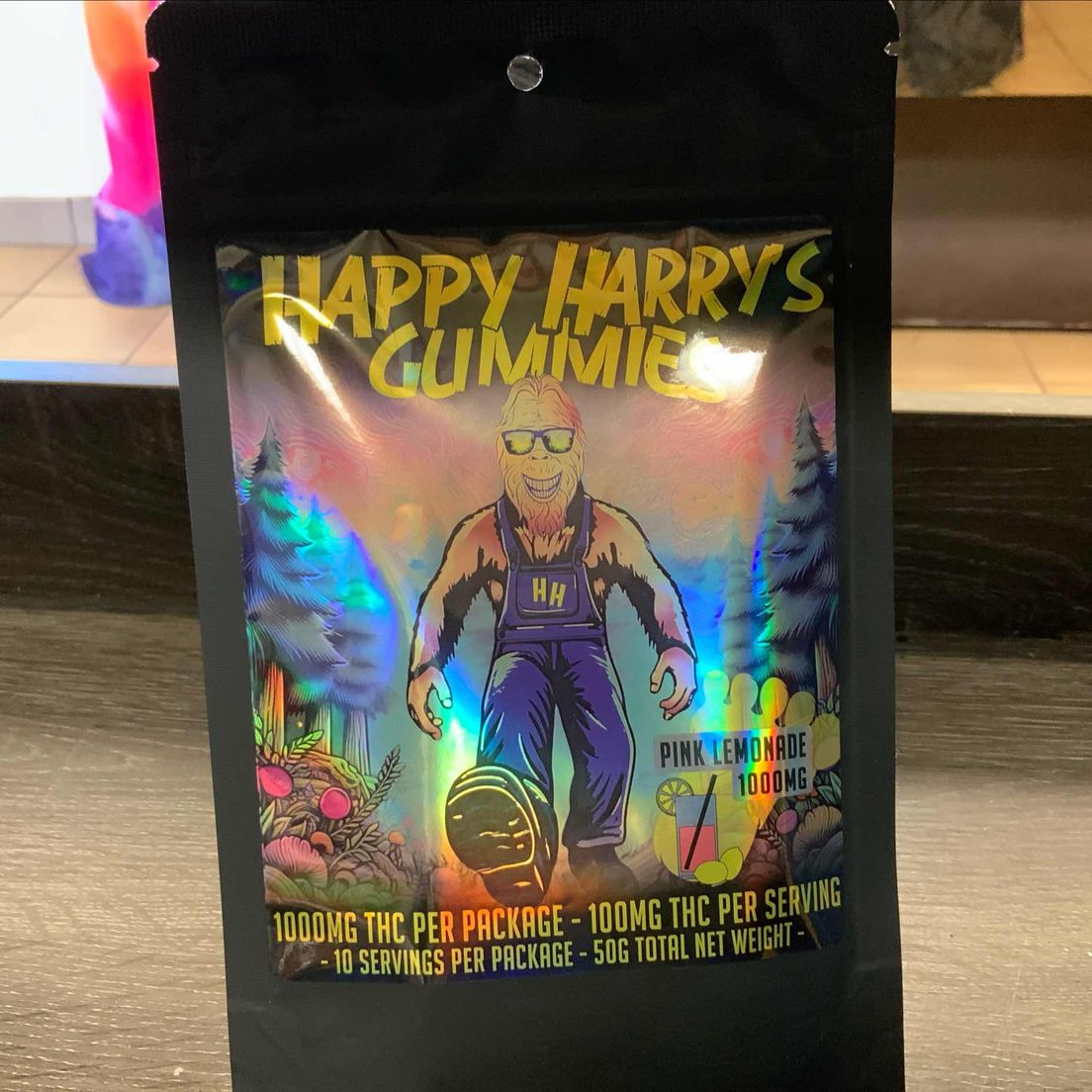 Pink Lemonade Happy Harrys Gummies 1000mg