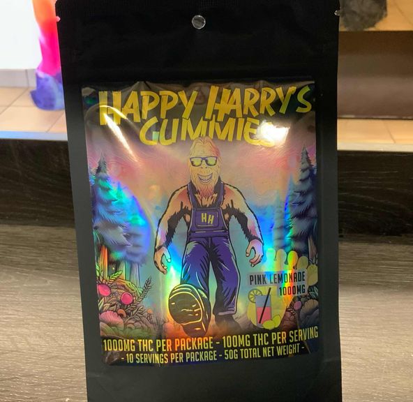 Pink Lemonade Happy Harrys Gummies 1000mg