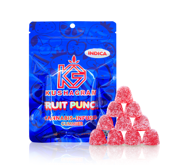 .⠀KUSHAGRAM 100mg Fruit Punch Gummies