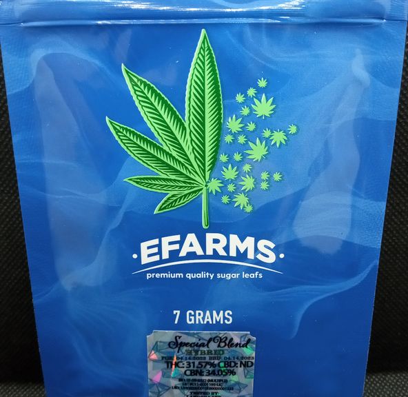 E-Farms - "Special Blend" SUGAR LEAF - 7g ( THC:32.50%)