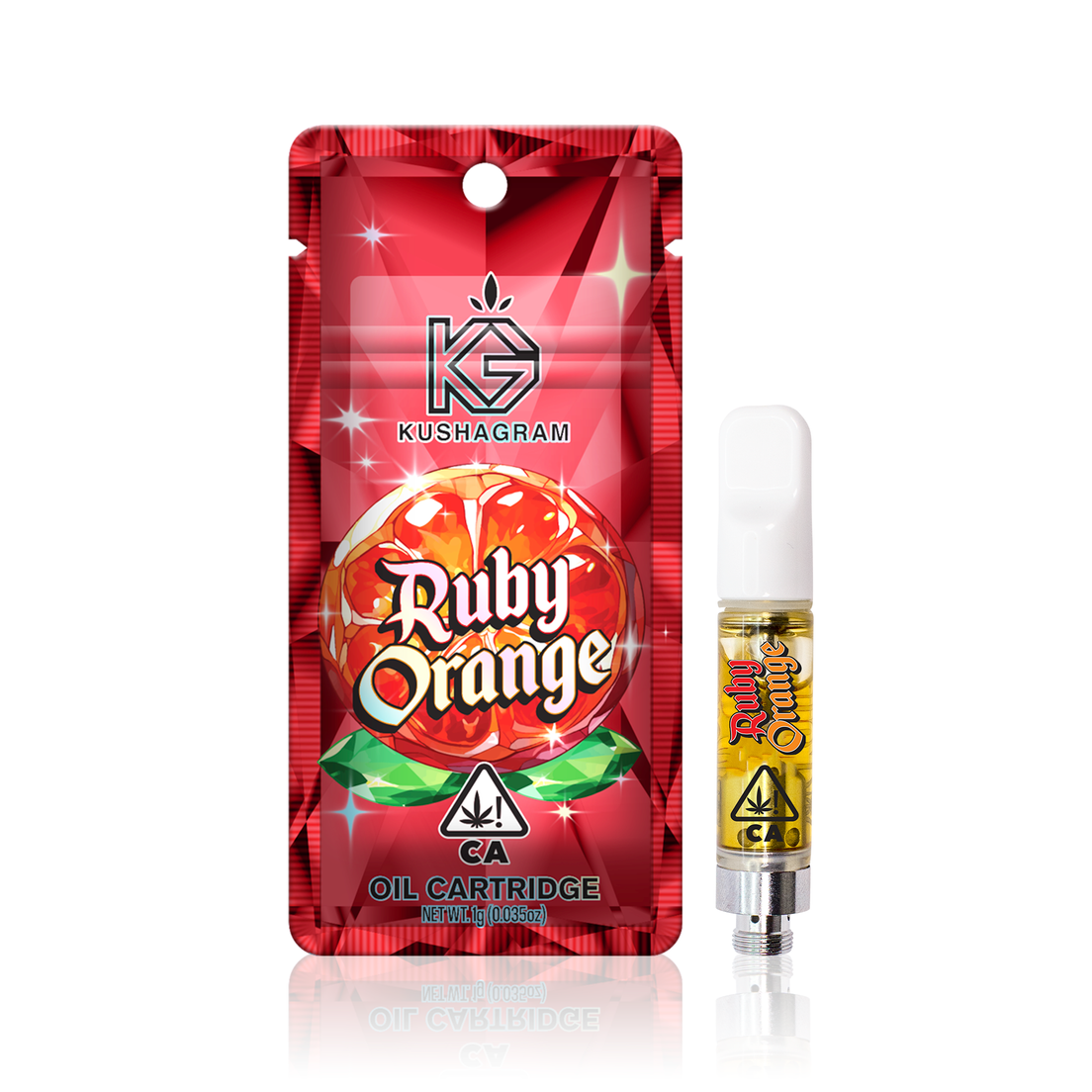 KUSHAGRAM Ruby Orange Premium Cartridge 1g