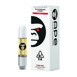 APE Premium Cannabis Corp ICE CREAM CAKE sauce cart 1100 mg