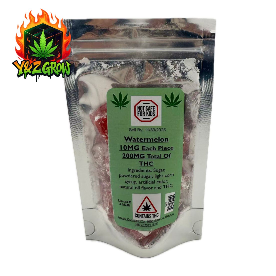 Acadia - Hard Candy - Watermelon 200 MG (10mg ea)