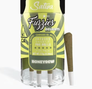 * Fuzzies - Honeydew Delights Infused Preroll 5pk (2.5g)