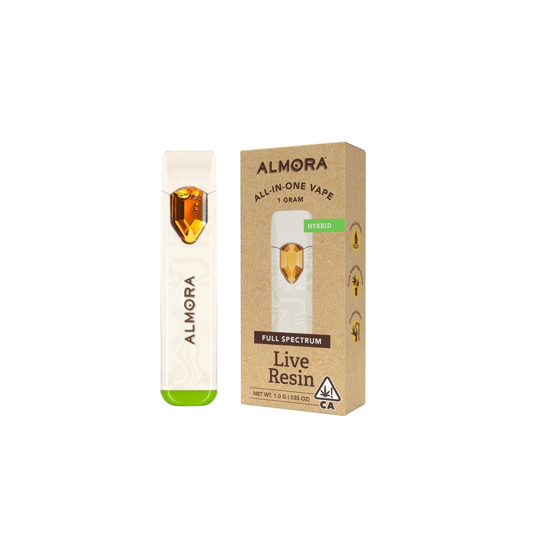 Almora - Live Resin AIO - 1g - Georgia Pie