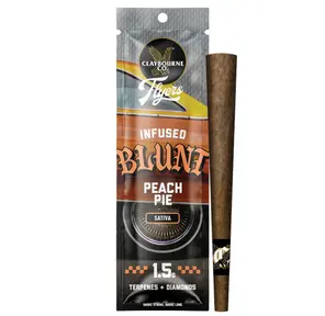 Claybourne Co. - Peach Pie Flyers Infused Blunt - 1.5g