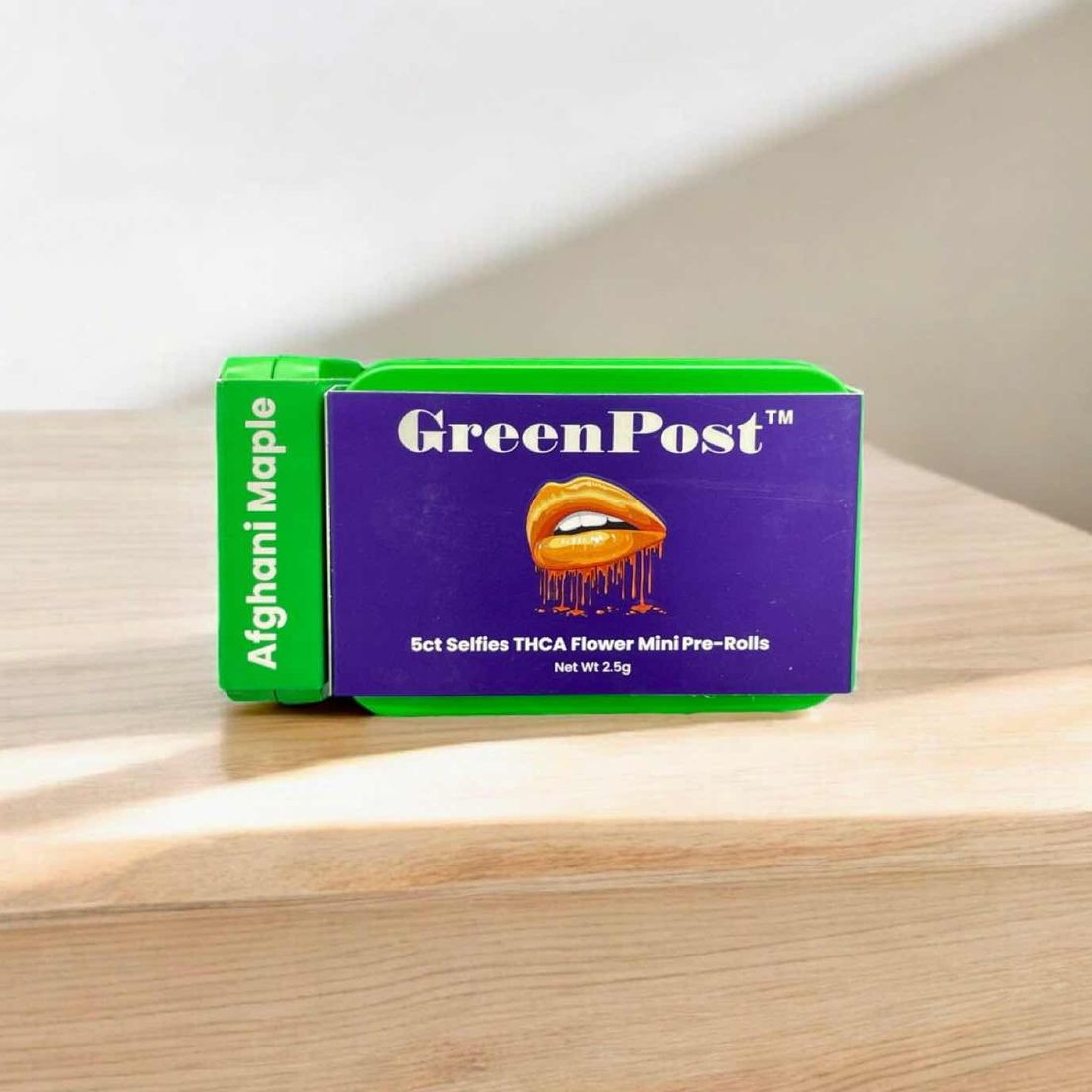 Green Post THCA Mini Pre-Rolls - 5pk Afghani Maple