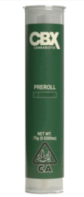 CANNABIOTIX BLUEBERT 1G PRE-ROLL INDICA