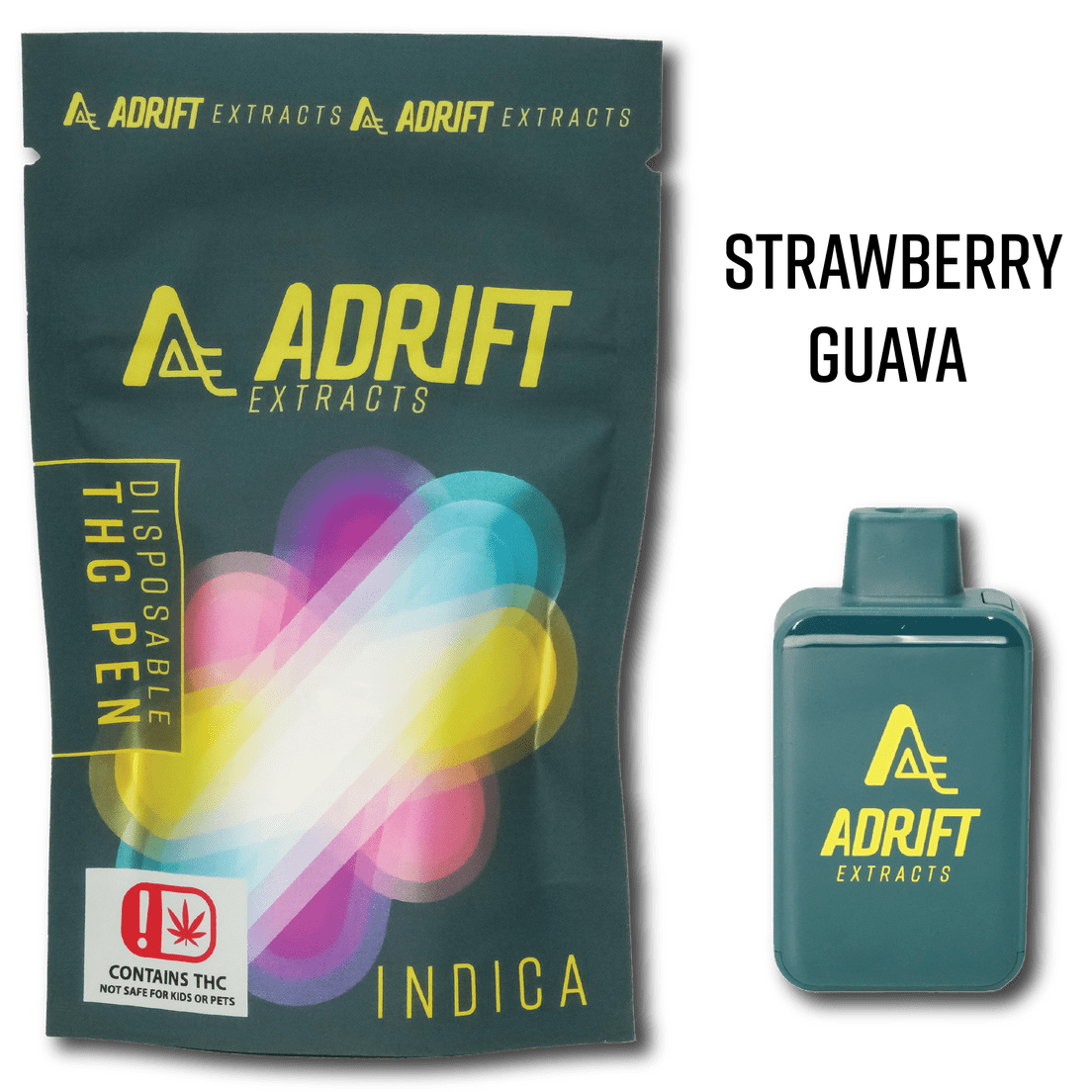 ADRIFT EXTRACTS STRAWBERRY GUAVA DISPOSABLE 3G