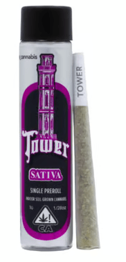 SOURCE WHITE FIRE TOWER INDOOR 1G PRE ROLL SATIVA 34.7% THC