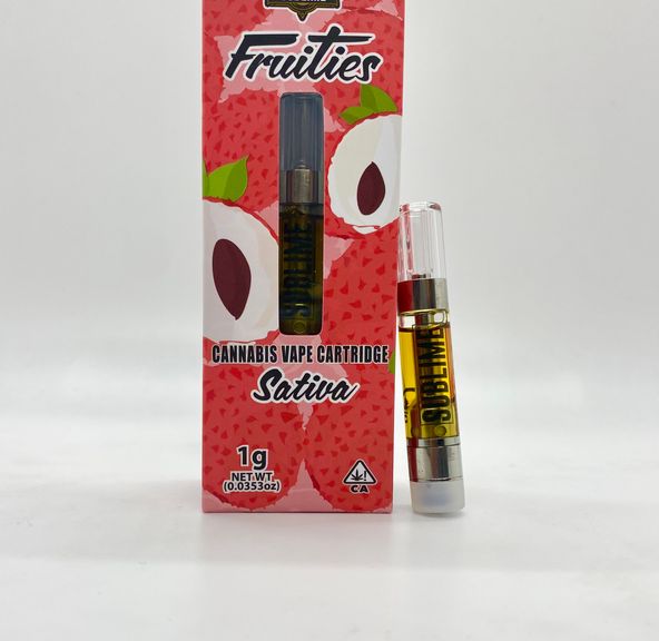 1g Lychee Kush (Sativa) Fruities CCELL Cartridge - Sublime