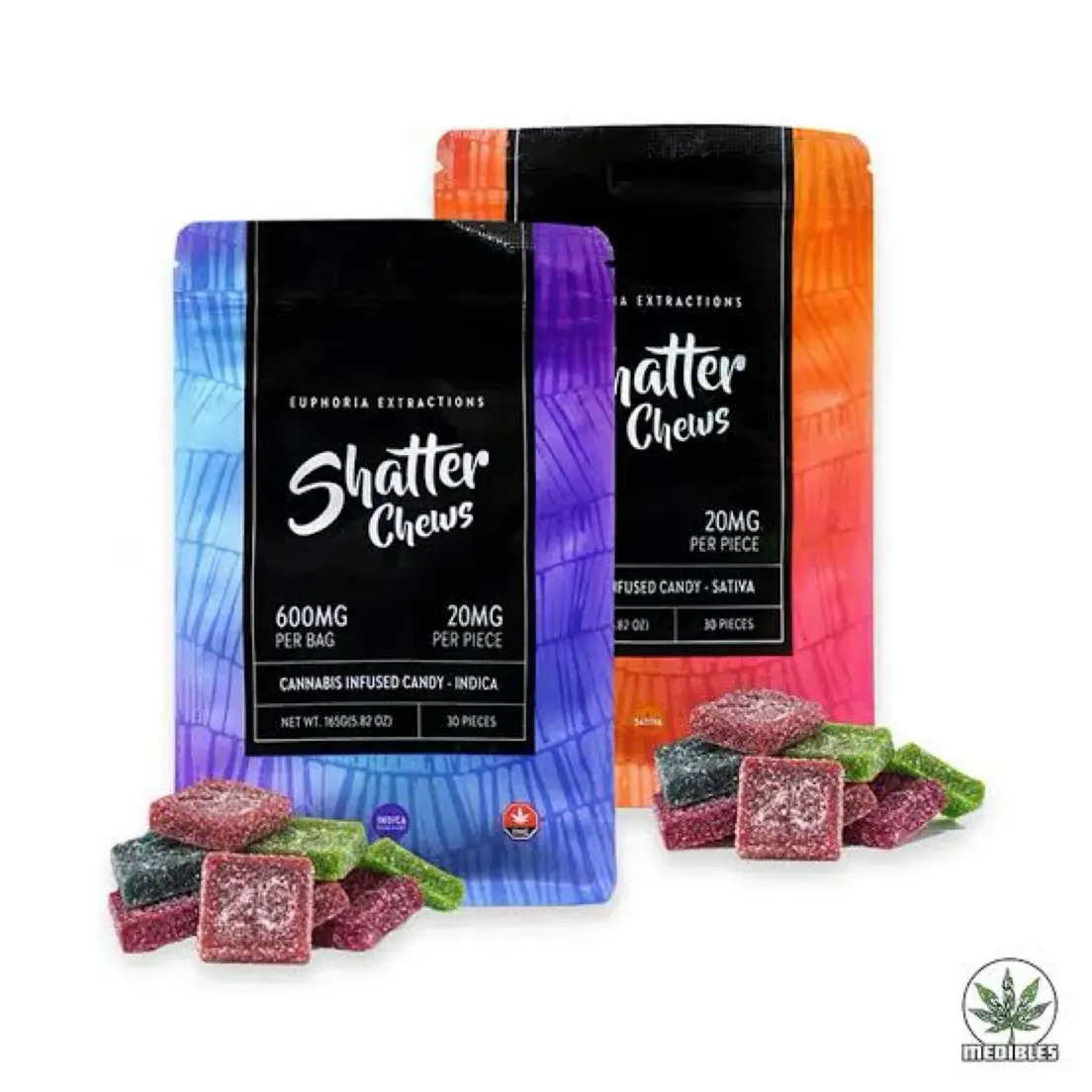 150mg Euphoria Shatter Chews $20