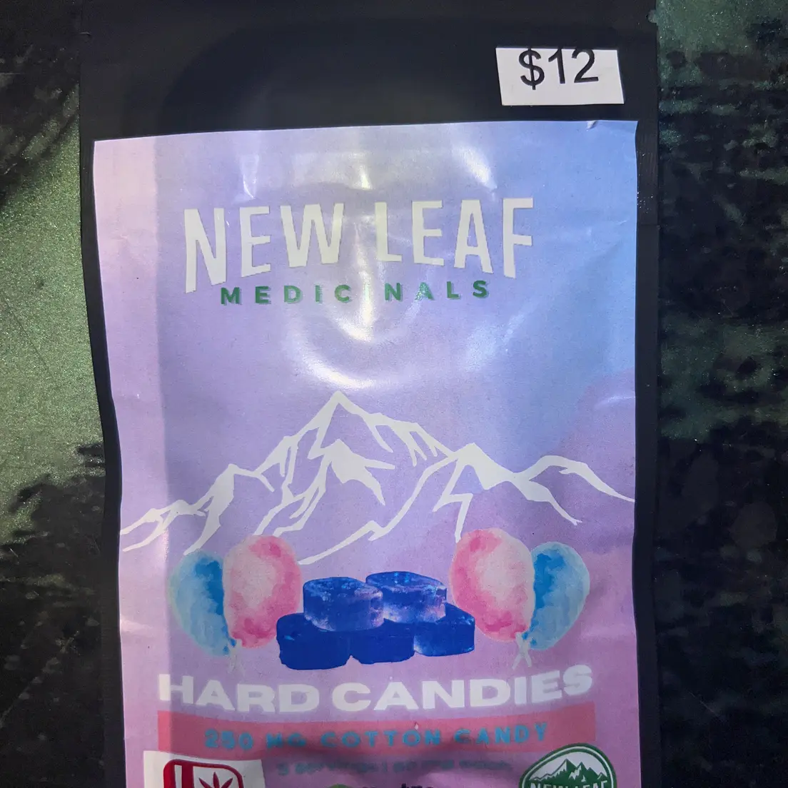 100mg Cotton Candy Hard Candy