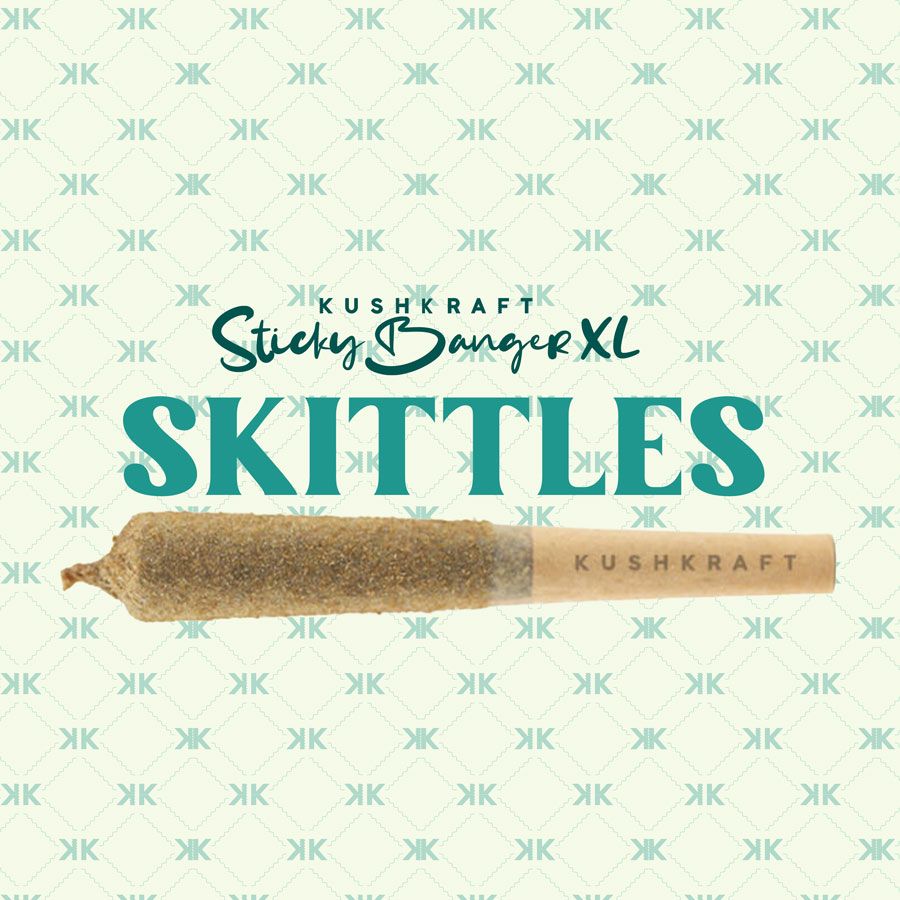 1 x 2G XL Infused Sticky Banger Indica Skittles by KushKraft