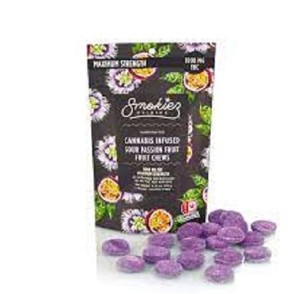 Sour Passionfruit 1000mg THC Fruit Chews - OK