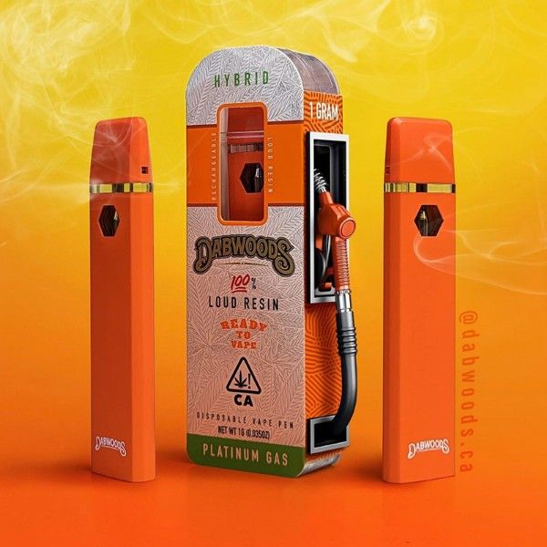 DABWOODS PLATINUM GAS LIVE RESIN DISPO 1g
