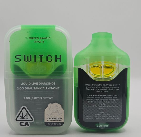 Boutiq Switch / Glow - Disposable - Green Magic x Kiwi-Z - 2G