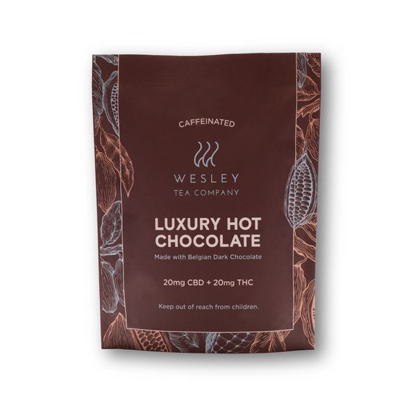 1:1 20mg CBD: 20mg THC Luxury Hot Chocolate Single by Wesley Tea