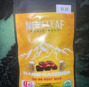100mg Root Beer Hard Candy